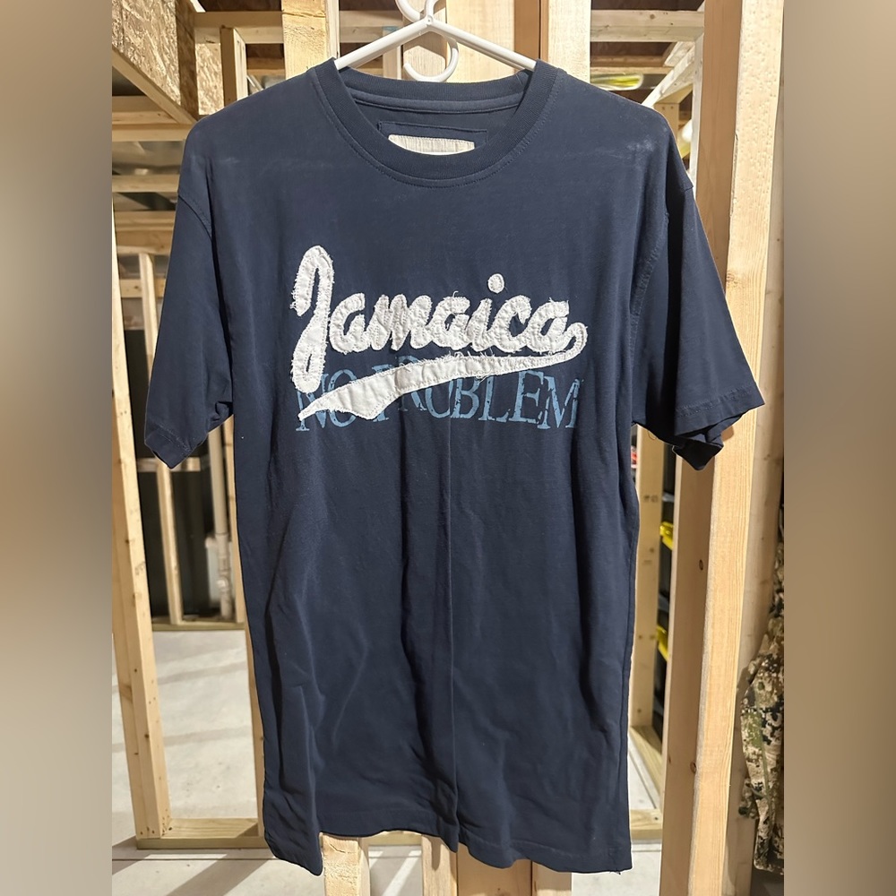 Jamaica No Problem Navy T-Shirt Men’s Medium Great Condition